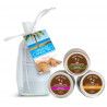 Earthly Body Lot de 3 bougies de massage Hemp Seed 57g